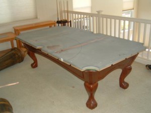 Proper pool table moving process in Medina Ohio